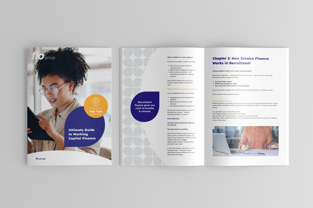 Ultimate Guide to working capital finance mockup